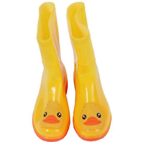 KALOSZE GUMOWCE GUMIAKI na deszcz dla dziewczynki i chłopca rozmiar 31/32 ŻÓŁTE