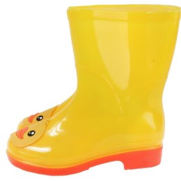 KALOSZE GUMOWCE GUMIAKI na deszcz dla dziewczynki i chłopca rozmiar 32/33 ŻÓŁTE