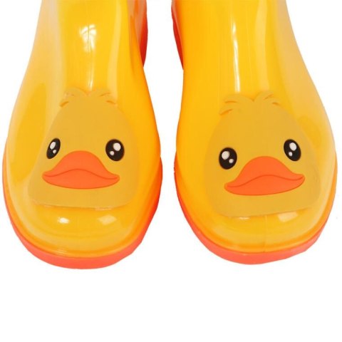 KALOSZE GUMOWCE GUMIAKI na deszcz dla dziewczynki i chłopca rozmiar 34/35 ŻÓŁTE