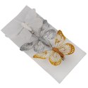 Komplet 3 motyli na klamerce 10 cm