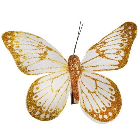 Komplet 3 motyli na klamerce 10 cm