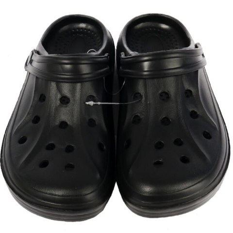 MĘSKIE KLAPKI ogrodowe/basenowe buty LEKKIE chodaki PIANKOWE CZARNE 41