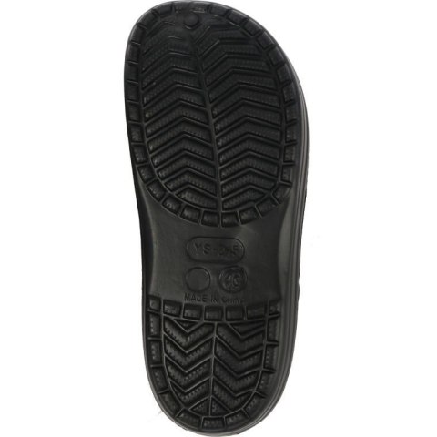 MĘSKIE KLAPKI ogrodowe/basenowe buty LEKKIE chodaki PIANKOWE CZARNE 41