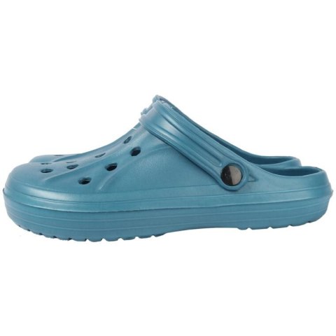 MĘSKIE KLAPKI ogrodowe/basenowe buty LEKKIE chodaki PIANKOWE NIEBIESKIE 42