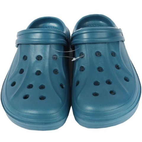MĘSKIE KLAPKI ogrodowe/basenowe buty LEKKIE chodaki PIANKOWE NIEBIESKIE 42