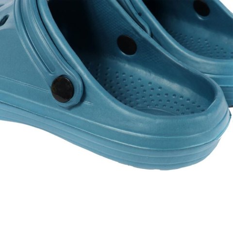 MĘSKIE KLAPKI ogrodowe/basenowe buty LEKKIE chodaki PIANKOWE NIEBIESKIE 42