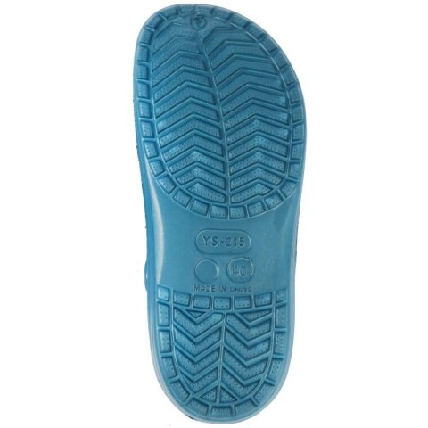 MĘSKIE KLAPKI ogrodowe/basenowe buty LEKKIE chodaki PIANKOWE NIEBIESKIE 42