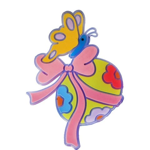 NAKLEJKA ŻELOWA SAMOPRZYLEPNA NA OKNO JAJKO