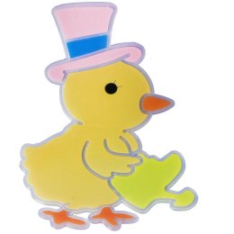 NAKLEJKA ŻELOWA SAMOPRZYLEPNA NA OKNO KURCZAK