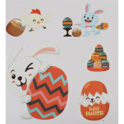 NAKLEJKI SAMOPRZYLEPNE NA OKNO JAJKA 11SZT WIELKANOC