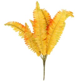 PAPROĆ BUKIET 12 GAŁĄZEK 44 CM KOLOR POMARAŃCZOWY