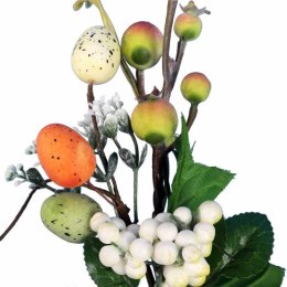 PIK Z JAJKAMI GAŁĄZKA WIELKANOCNA 26 CM POMARAŃCZOWA