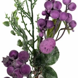 PIK Z JAJKIEM GAŁĄZKA WIELKANOCNA 26 CM FIOLETOWA