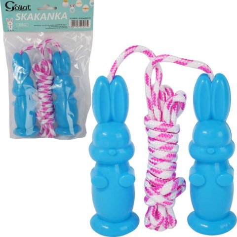 SKAKANKA Z NIEBIESKIMI ZAJĄCZKAMI 216 CM