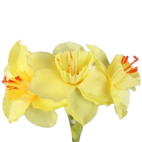 Sztuczna Gałązka z Żółtymi Narcyzami 42 cm