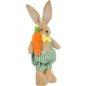 ZAJĄC PLUSZOWY Z MARCHEWKĄ FIGURKA STOJĄCA 45 CM