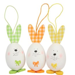 ZAJĄCZKI ZAWIESZKI 3SZT 9 CM