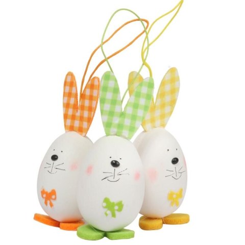 ZAJĄCZKI ZAWIESZKI 3SZT 9 CM