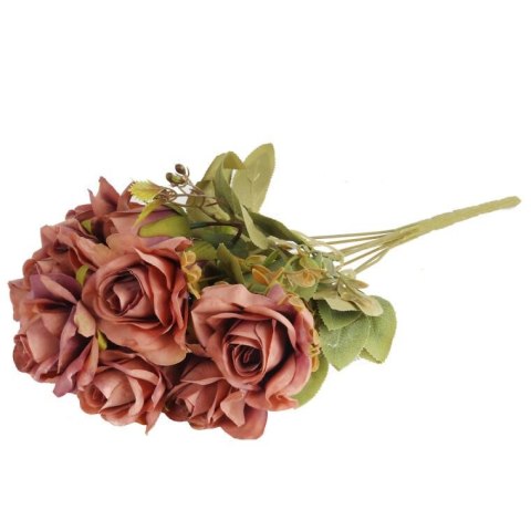 BUKIET 11 RÓŻ 44 CM KOLOR PUDROWY RÓŻ BUKIET 11 RÓŻ 44 CM KOLOR PUDROWY RÓŻ