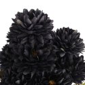 BUKIET 9 CHRYZANTEM 38 CM KOLOR CZARNY