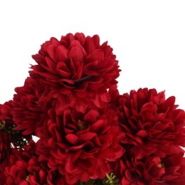 BUKIET 9 CHRYZANTEM 38 CM KOLOR CZERWONY