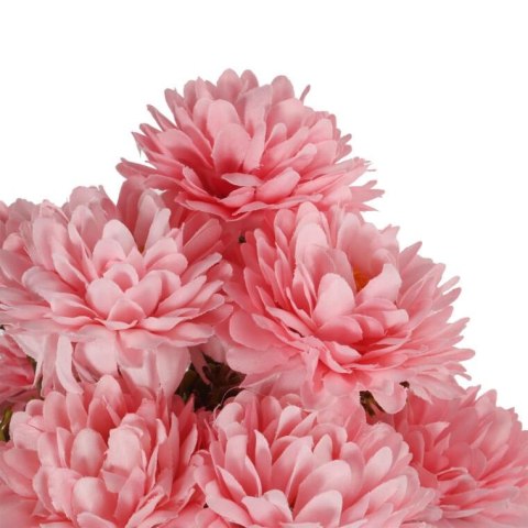 BUKIET 9 CHRYZANTEM 38 CM KOLOR RÓŻOWY