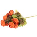 BUKIET 9 KACZEŃCY JESIENNYCH 40 CM KOLOR POMARAŃCZOWY