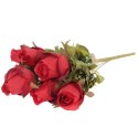BUKIET 9 RÓŻ W PĄKACH 46 CM KOLOR CZERWONY
