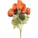 BUKIET 9 RÓŻ W PĄKACH 46 CM KOLOR POMARAŃCZOWY
