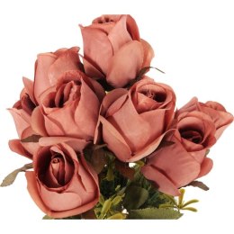 BUKIET 9 RÓŻ W PĄKACH 46 CM KOLOR RÓŻOWY