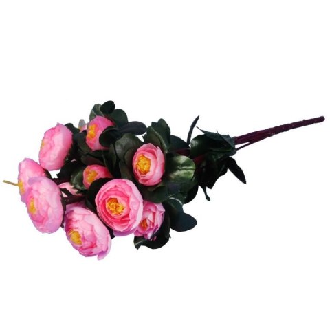 BUKIET KAMELII 35 CM KOLOR JASNO RÓŻOWY