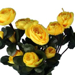 BUKIET KAMELII 35 CM KOLOR ŻÓŁTY