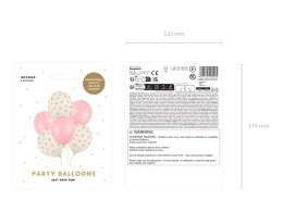 Balony Strong Kokardki Mix Pastel 30 cm 6 szt