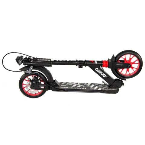 HULAJNOGA ENERO ULTRA SPEED 200MM Z HAMULCEM TARCZOWYM CZARNA HULAJNOGA ENERO ULTRA SPEED 200MM Z HAMULCEM TARCZOWYM CZARNA