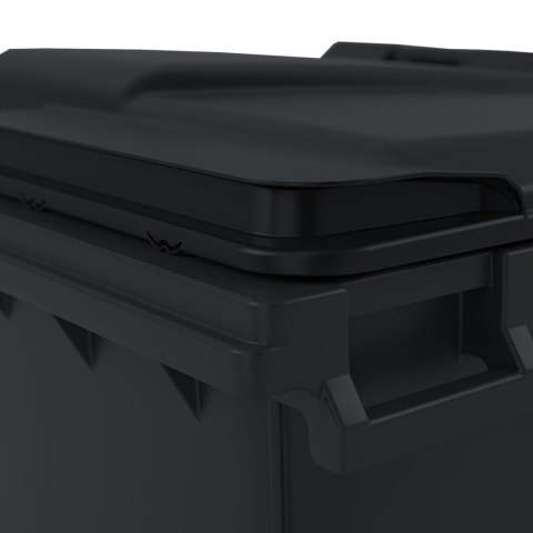 Kontener pojemnik na odpady śmieci komunalne PZH EN 840-2 DIN 1100L - czarny