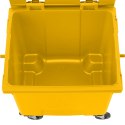 Kontener pojemnik na odpady śmieci komunalne PZH EN 840-2 DIN 1100L - żółty