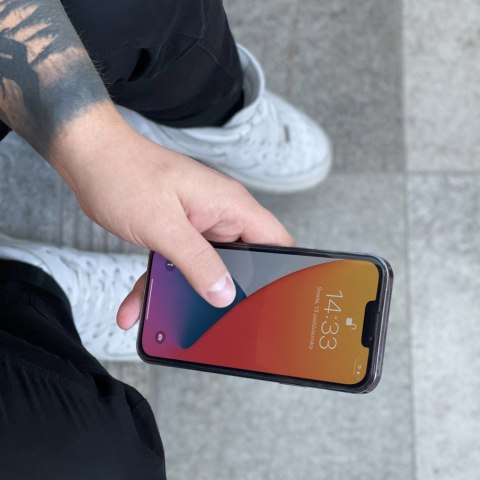 Szkło hartowane folia szklana z ramką na Samsung Galaxy A72 4G Full Cover Flexi Nano - czarny Szkło hartowane folia szklana z ramką na Samsung Galaxy A72 4G Full Cover Flexi Nano - czarny