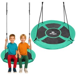HUŚTAWKA OGRODOWA BOCIANIE GNIAZDO 110CM XXXL ZIELONA