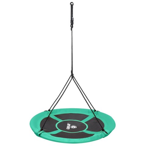 HUŚTAWKA OGRODOWA BOCIANIE GNIAZDO 110CM XXXL ZIELONA HUŚTAWKA OGRODOWA BOCIANIE GNIAZDO 110CM XXXL ZIELONA