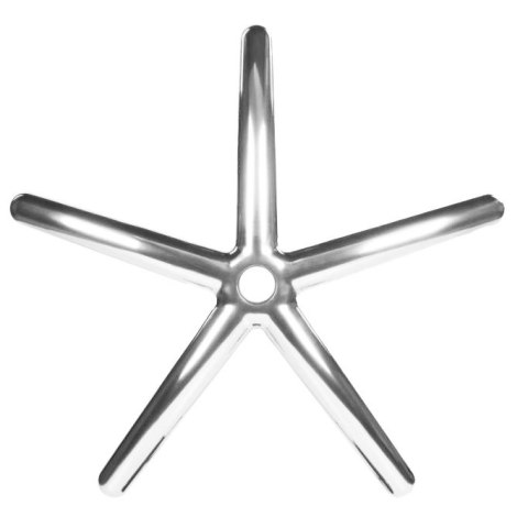 Podstawa fotela obrotowego XL metalowa CHROM 69 cm