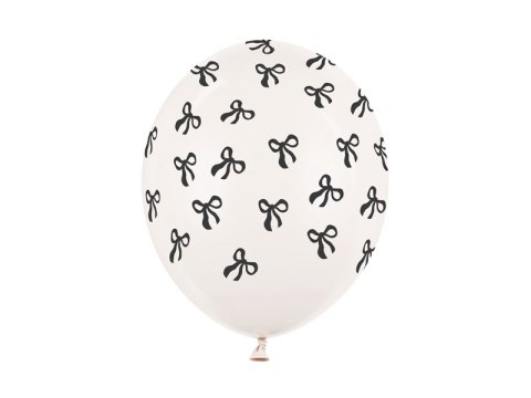 Balony, Kokardki, Pastel Off-white, 30 cm, 50 szt.