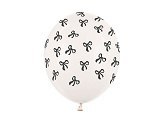 Balony, Kokardki, Pastel Off-white, 30 cm, 50 szt.