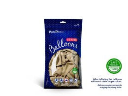 Balony Strong Metallic Cold Gold 12 cm 100 szt