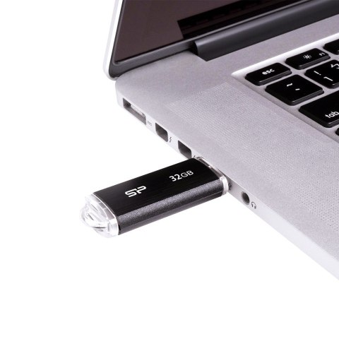 Pendrive Silicon Power Ultima U02 32GB USB 2.0 kolor czarny (SP032GBUF2U02V1K) Pendrive Silicon Power Ultima U02 32GB USB 2.0 kolor czarny (SP032GBUF2U02V1K)