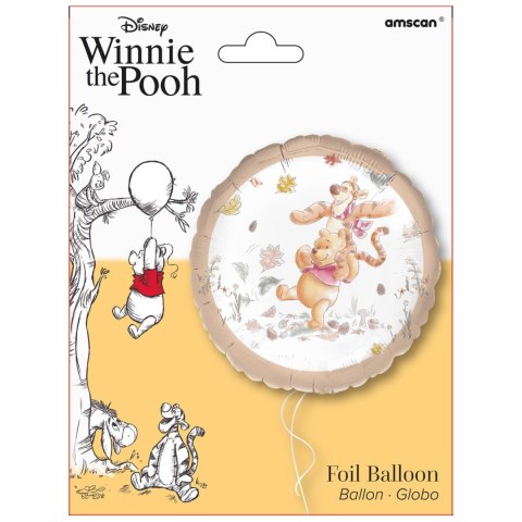 Balon Foliowy Kubuś Puchatek, 43cm Balon Foliowy Kubuś Puchatek, 43cm