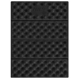 NC17105 MATA KEMPINGOWA DO SIEDZENIA Z PODBICIEM ALUMINIOWYM +IXPE 40 CM CZARNA NILS CAMP