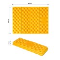 NC17105 MATA KEMPINGOWA DO SIEDZENIA Z PODBICIEM ALUMINIOWYM +IXPE 40 CM ŻÓŁTA NILS CAMP