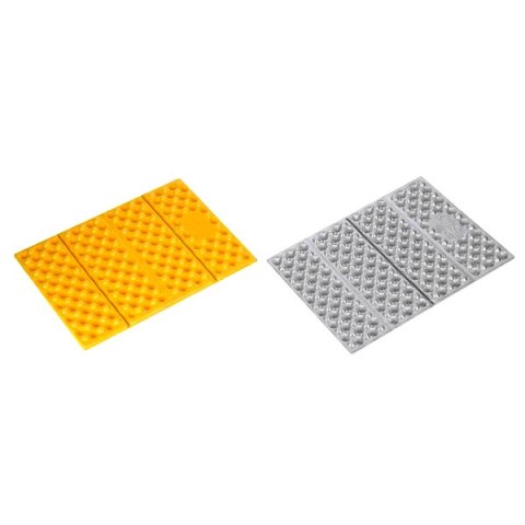 NC17105 MATA KEMPINGOWA DO SIEDZENIA Z PODBICIEM ALUMINIOWYM +IXPE 40 CM ŻÓŁTA NILS CAMP