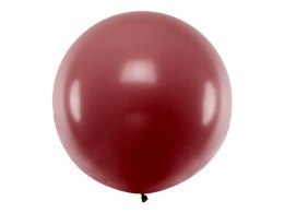 Balon lateksowy Gigant, Bordowy, Pastel Burgundy, 1m, 1 szt