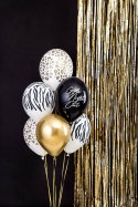 Balony lateksowe Cętki, Pastelowe Białe 30cm, 50 sztuk
